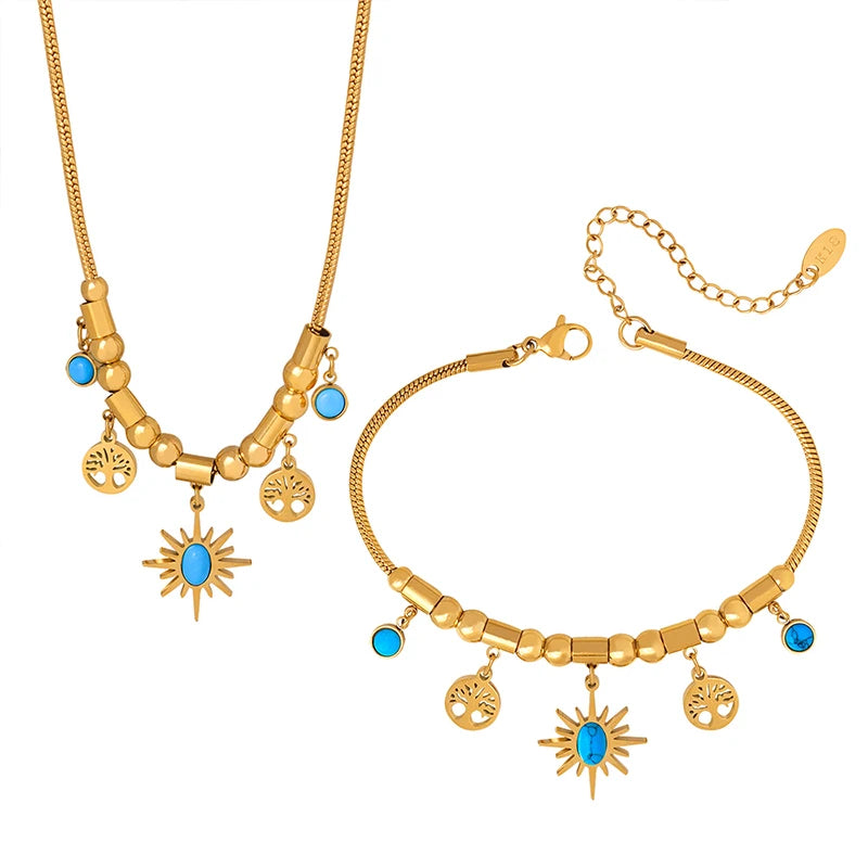African Wedding Bridal Jewelry Set