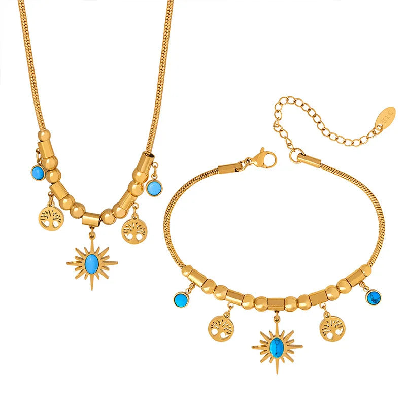 African Wedding Bridal Jewelry Set
