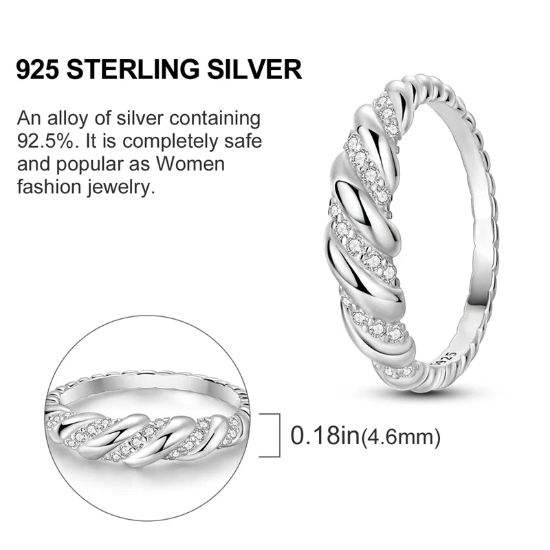 Sterling Silver Wedding Engagement Ring showcasing 925 sterling silver and sparkling zircon accents for elegant commitment.